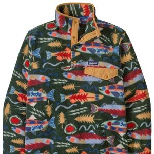 Patagonia Men’s Synchilla Snap-T Pullover - Salmon Energy - RARE